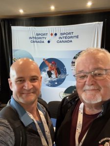 Christopher Lindsay and Thomas Hennessey at the 2026 Sport Integrity Canada Symposium